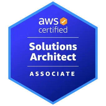 AWS Certified Solutions Architect Associate certification badge